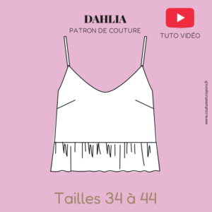 Top/Robe DAHLIA - 34 à 44 - Patron couture pdf